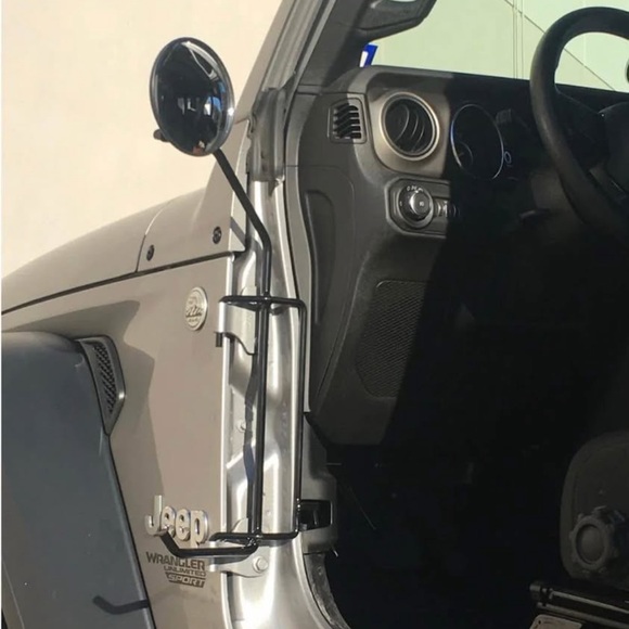 2018+ Jeep Wrangler/Gladiator Mirrors w/foot peg. Excellent condition - Picture 4 of 4